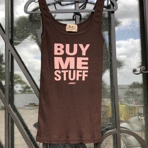 Juicy Couture tank top brown size Medium